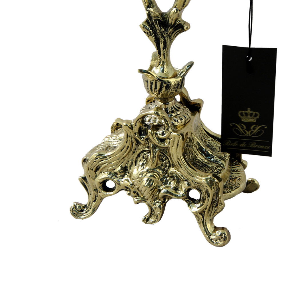 Bello De Bronze Канделябр Дон Луиш 3-х рожковый, золото