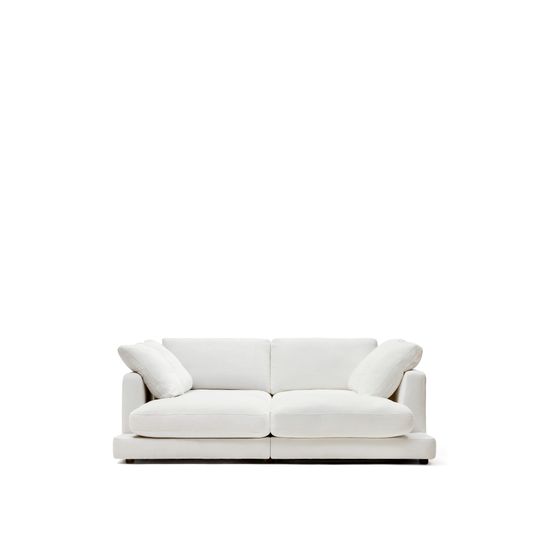 Gala 3-х местный диван с двойным шезлонгом белого цвета 210 см