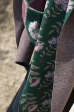 Шарф Idel Flora зелёный