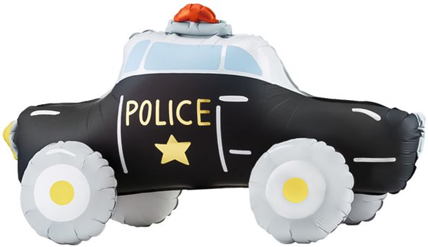 К Шар (32''/81 см) Фигура 3D, Полицейская машина ВОЗДУХ