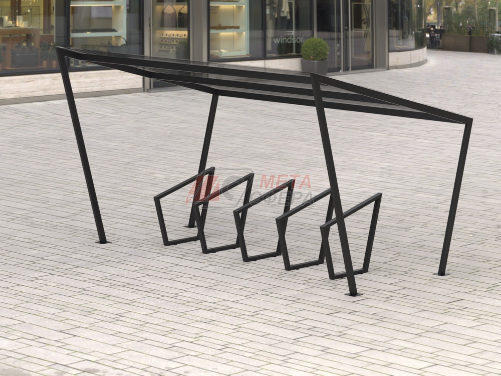 Велопарковка с навесом Edge