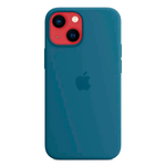 Силиконовый чехол с поддержкой MagSafe Apple Silicone Case для iPhone 13 mini, Blue Jay (Полярная лазурь)