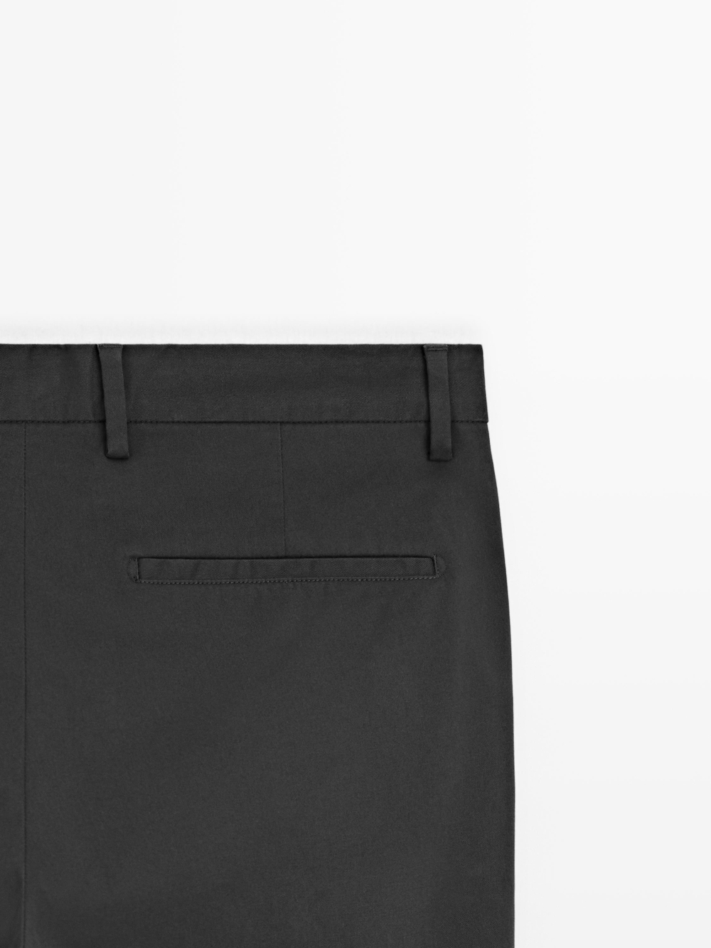 Massimo Dutti Брюки из шерстяной смеси, угольный