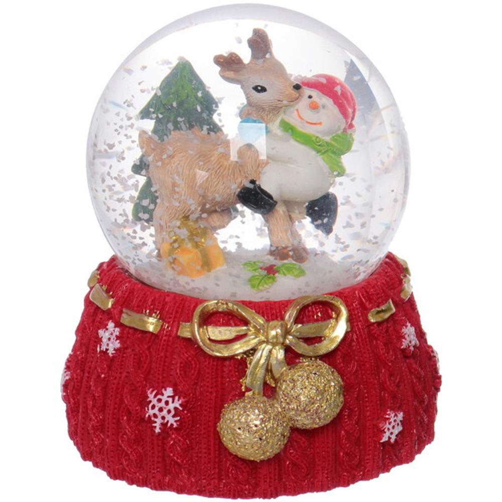 Снежный шар «Новогодний лес» 6,5 см, микс