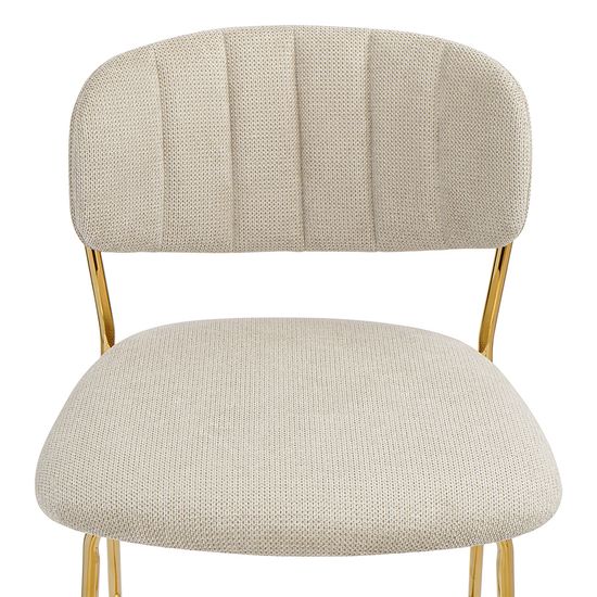 Стул барный eirill, шенилл, серый