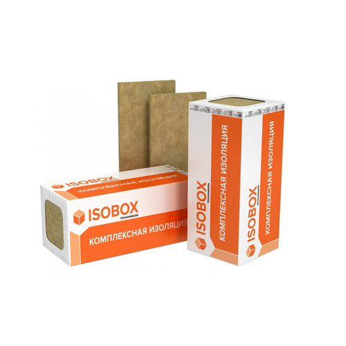 Утеплитель ИЗОБОКС ВЕНТ УЛЬТРА 70 базальт. (1200*600*50), 6плит 4,32м2 * 0,216м3