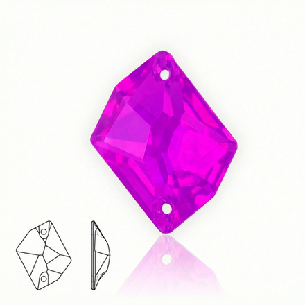 Пришивные стразы Cosmic Neon Purple
