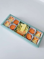 Коробка для 12 конфет «Цветы», 26.5×10.5х3.8 см