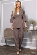 Костюм брючный Скрипка (кофе с молоком) К14376-12М LT Collection