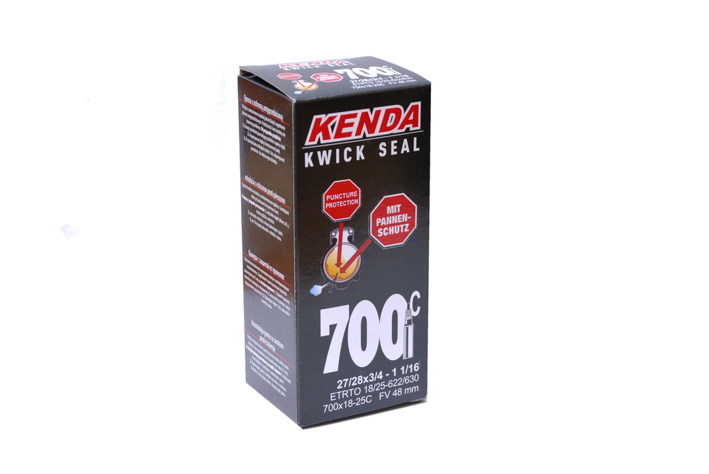 Камера антипрокольная с герм 28" спорт 48мм узкая (700х18/25С) KWICK SEAL KENDA