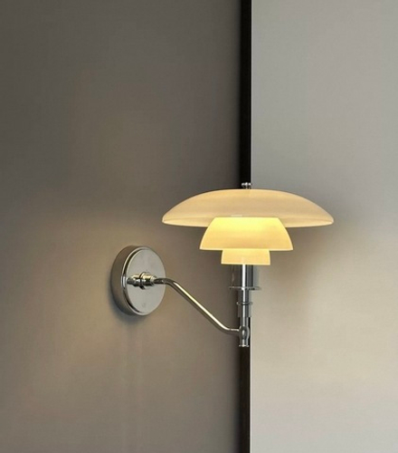 Wall design lamp Ph 2/1 by Louis Poulse