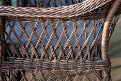 "Дольче" обеденная группа из искусственного ротанга, цвет коричневый