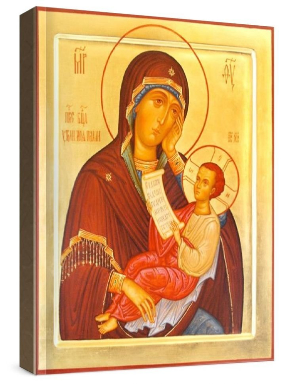 Утоли мои печали (рукописная икона)