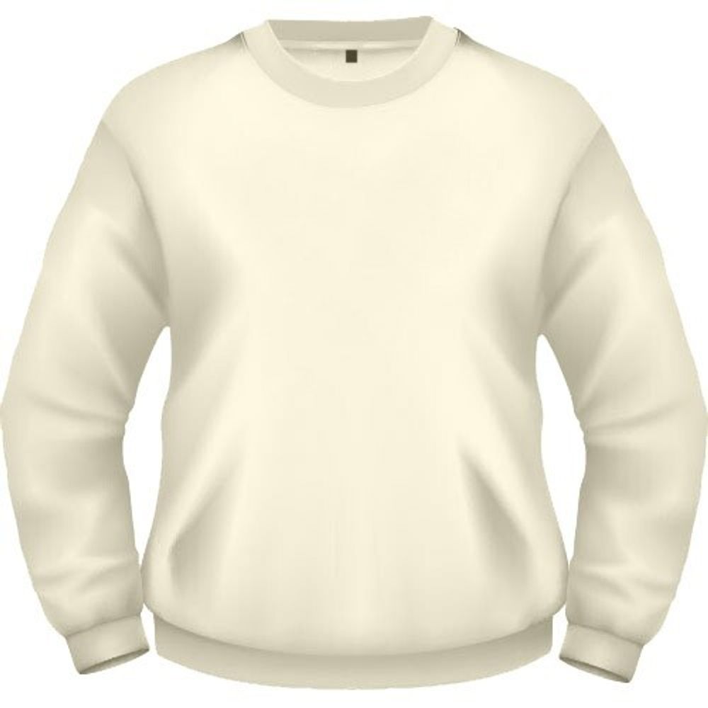 СВИТШОТ МУЖСКОЙ ФЛИС, 280 гр, молочный, M-301_44 (XS)