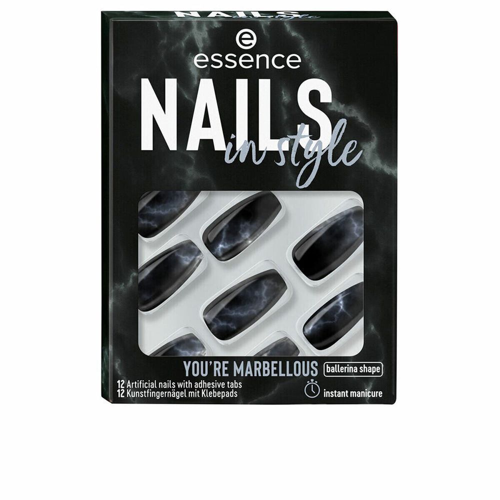 Искусственные ногти Essence Nails In Style Самоклеящиеся Многоразовая Nº 17 You&#39;re marbellous (12 штук)