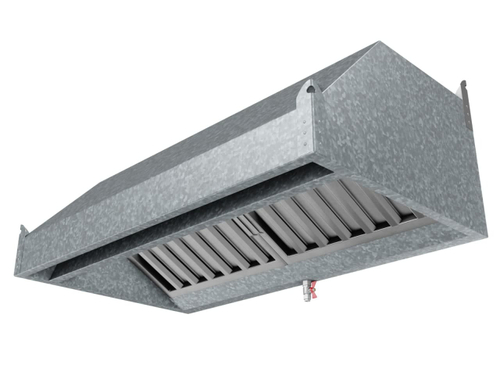 Зонт оцинкованный пристенный ЗВЦП 03 ,1500х900х400