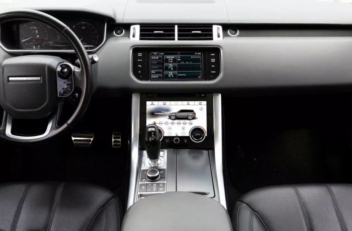 Сенсорная панель климата Range Rover Sport 2013-2017 - Carsys с 9" экраном LCD/ЖК, отверстие под CD/DVD