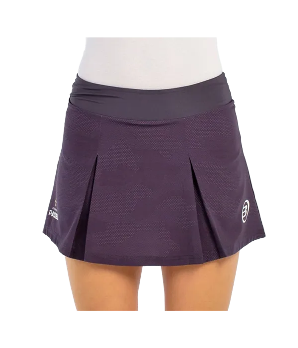 Юбка для падел Bullpadel Oldo Carbon 2025 чёрная