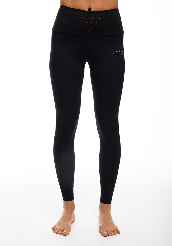 ТАЙТСЫ С ПОЯСОМ ЖЕНСКИЕ SFA FULL TIGHT | BLACK SKYBLUE