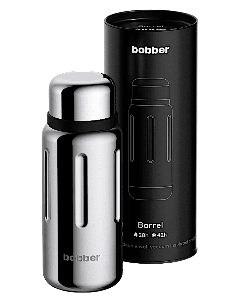 Термос 0.77л Bobber Barrel 770мл для чая с ситечком для заваривания Нерж. (28ч сохраняет тепло) -
