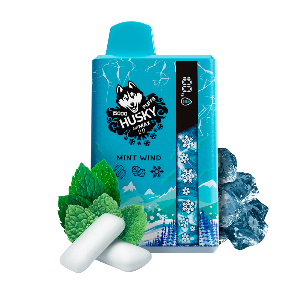 Одноразовая электронная сигарета Husky Air Max 2.0 - Mint Wind (15000 затяжек) Одноразовая электронная сигарета Husky Air Max 2.0 - Mint Wind (15000 затяжек)