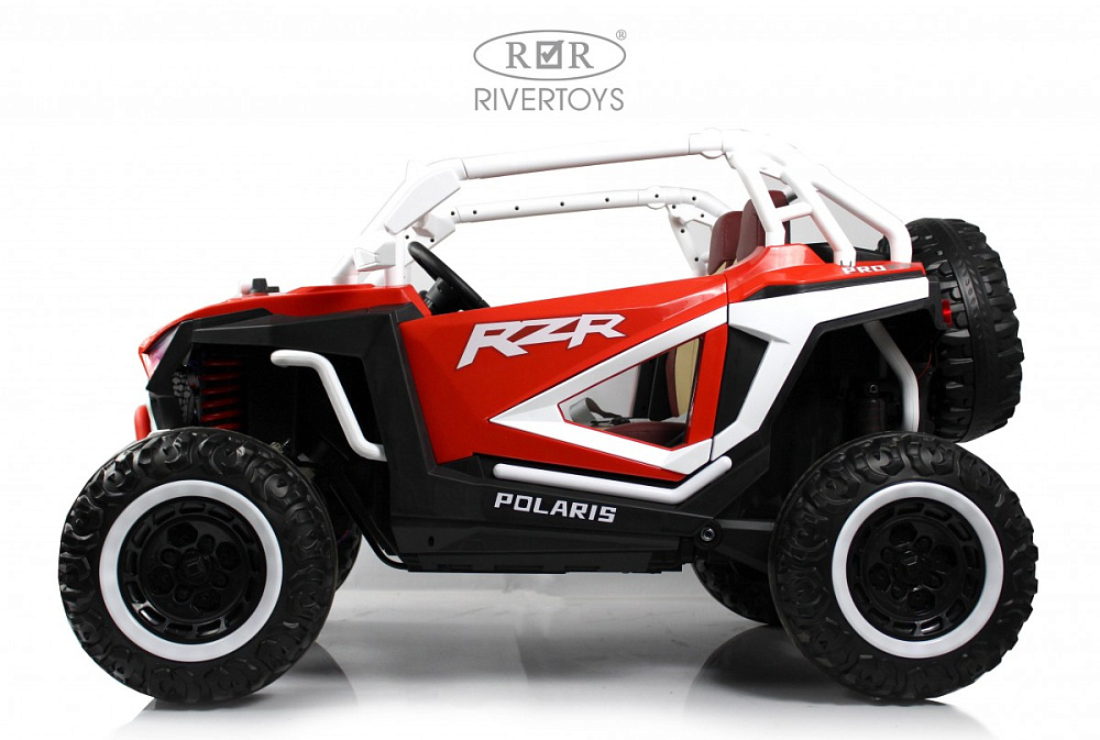 Детский электромобиль RiverToys E001EE красный