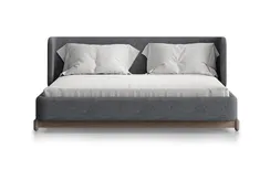 Кровать Basic спальное место 160*200 см (серый, рогожка)