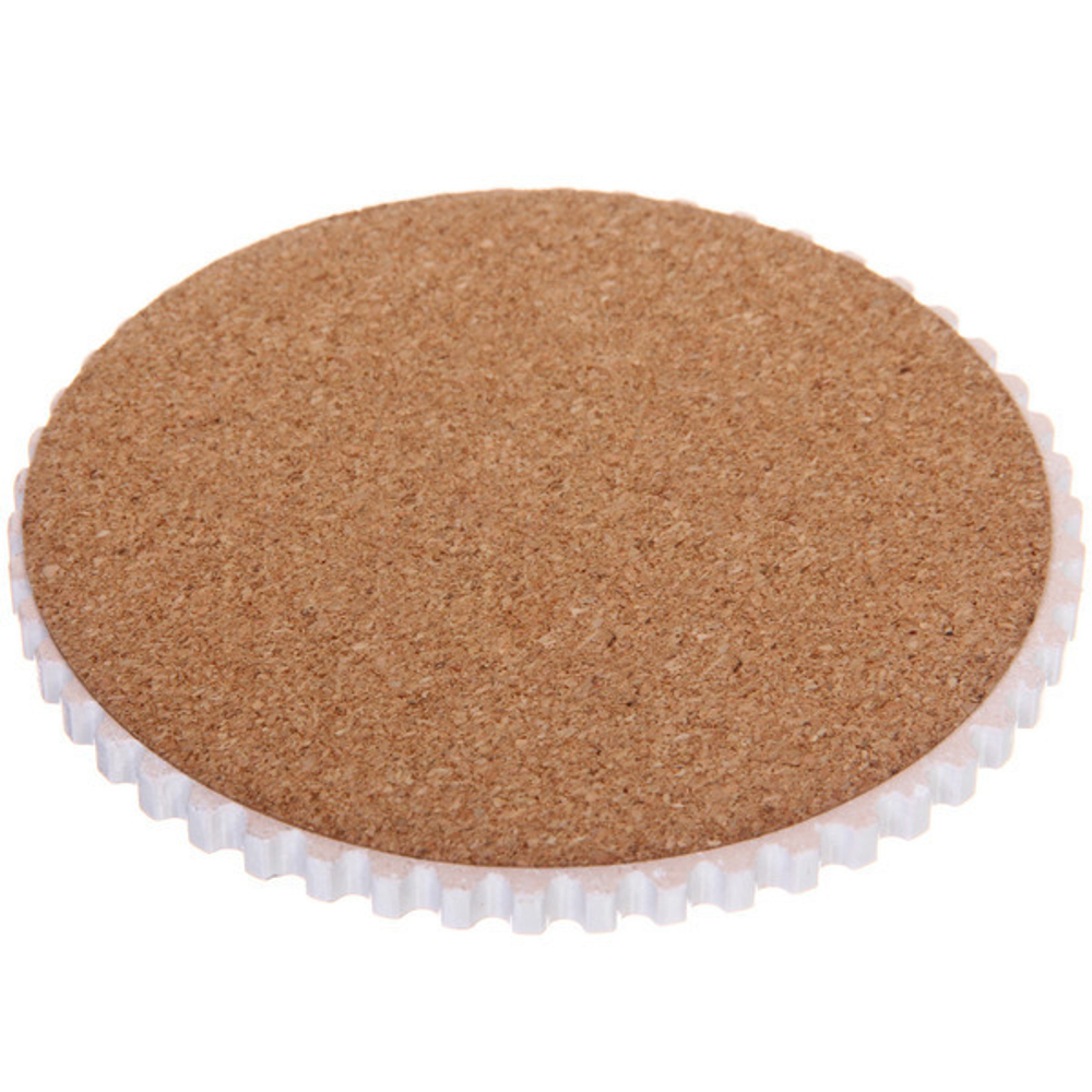 Подставка под кружку керамическая 10,5*10,5см «Снеговик с птичкой»