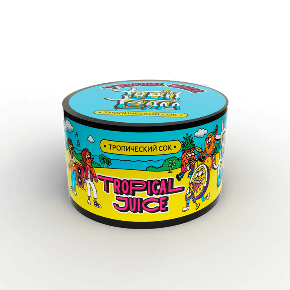 Бестабачная смесь для кальяна Tabu Team - Tropical Juice (Тропический Cок) 50 гр.