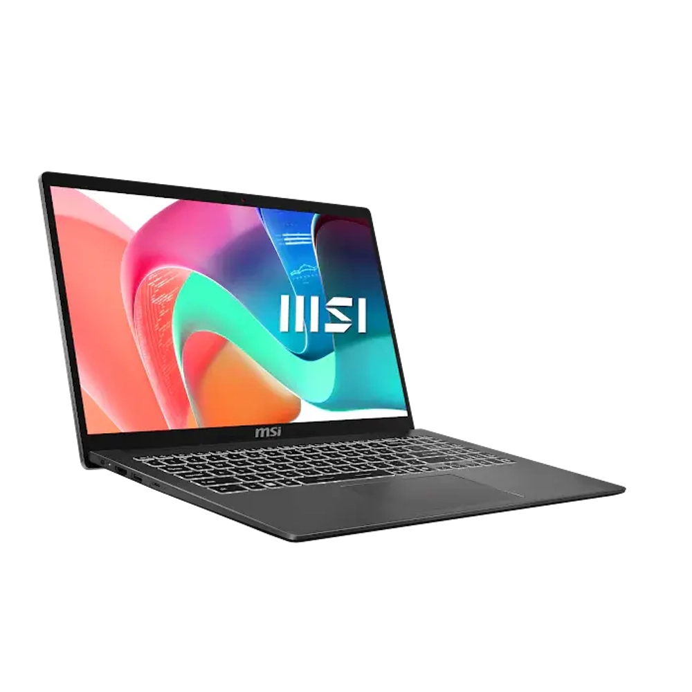 Бизнес Ноутбук MSI Modern 15 F13MG-044XKZ, 15.6" FHD, IPS, Core i3-1315U 4.5GHz/ 16GB DDR4(8GB*2)/ 512GB*1 NVMe SSD/ Intel® Iris® Xe Graphics /Dos/ Platinum Gray