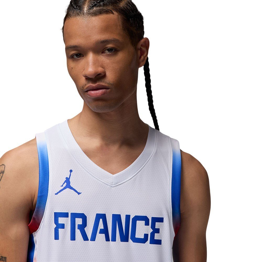 Баскетбольная джерси Nike Basketball Jersey France Limited Home White