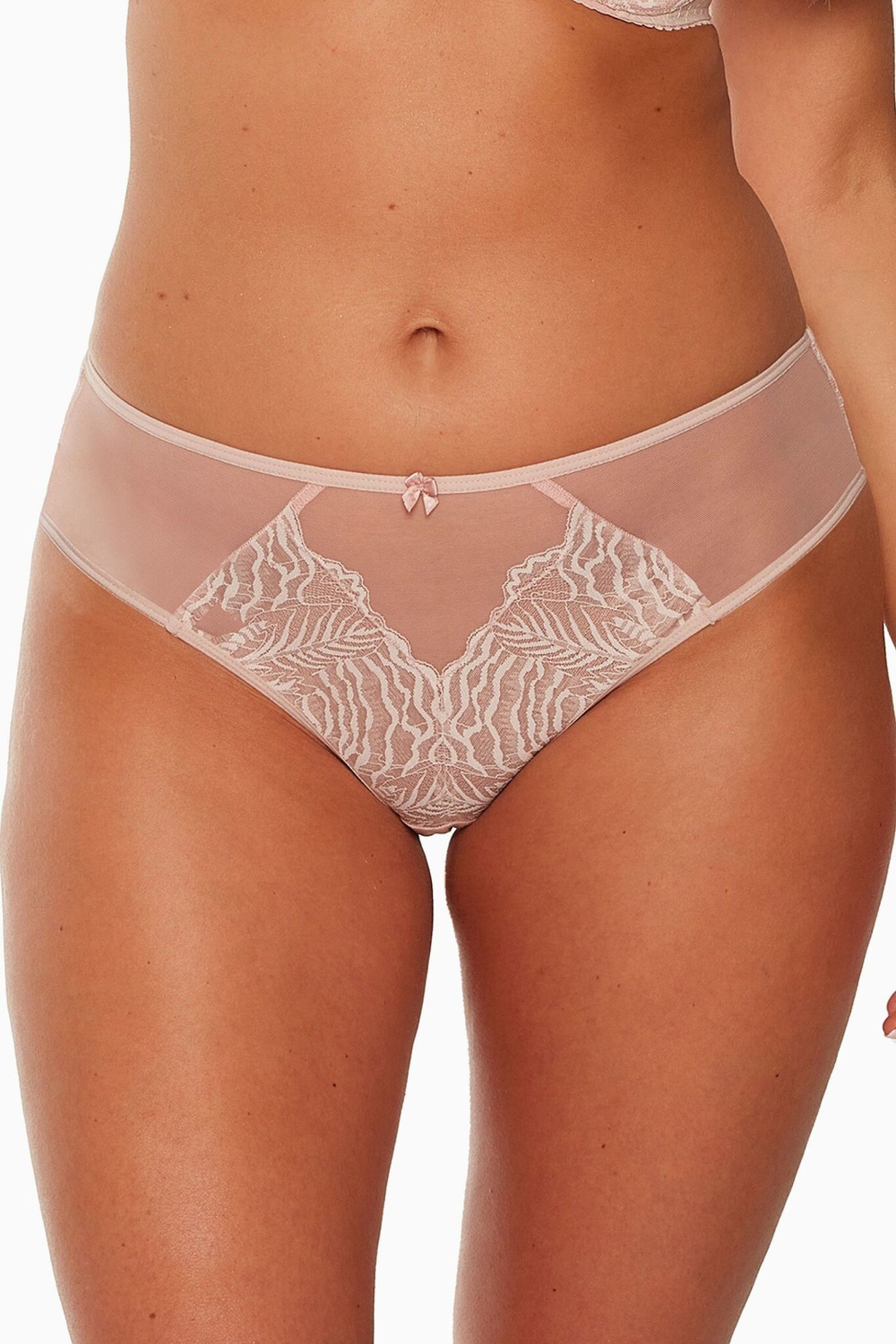 Трусики-слипы Isla со средней линией талии (Размер: XL) (Цвет: розовый)