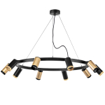 LR02040537570 Люстра RULLO 10х50W GU10 ЧЕРНЫЙ/ЗОЛОТО (571020+214440-5+214437-5+203437-5+203440-5)