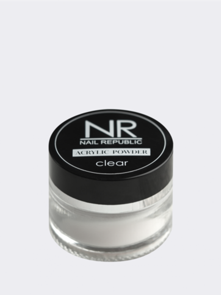 NR Acrylic Powder Clear Акриловая пудра прозрачная, 15гр