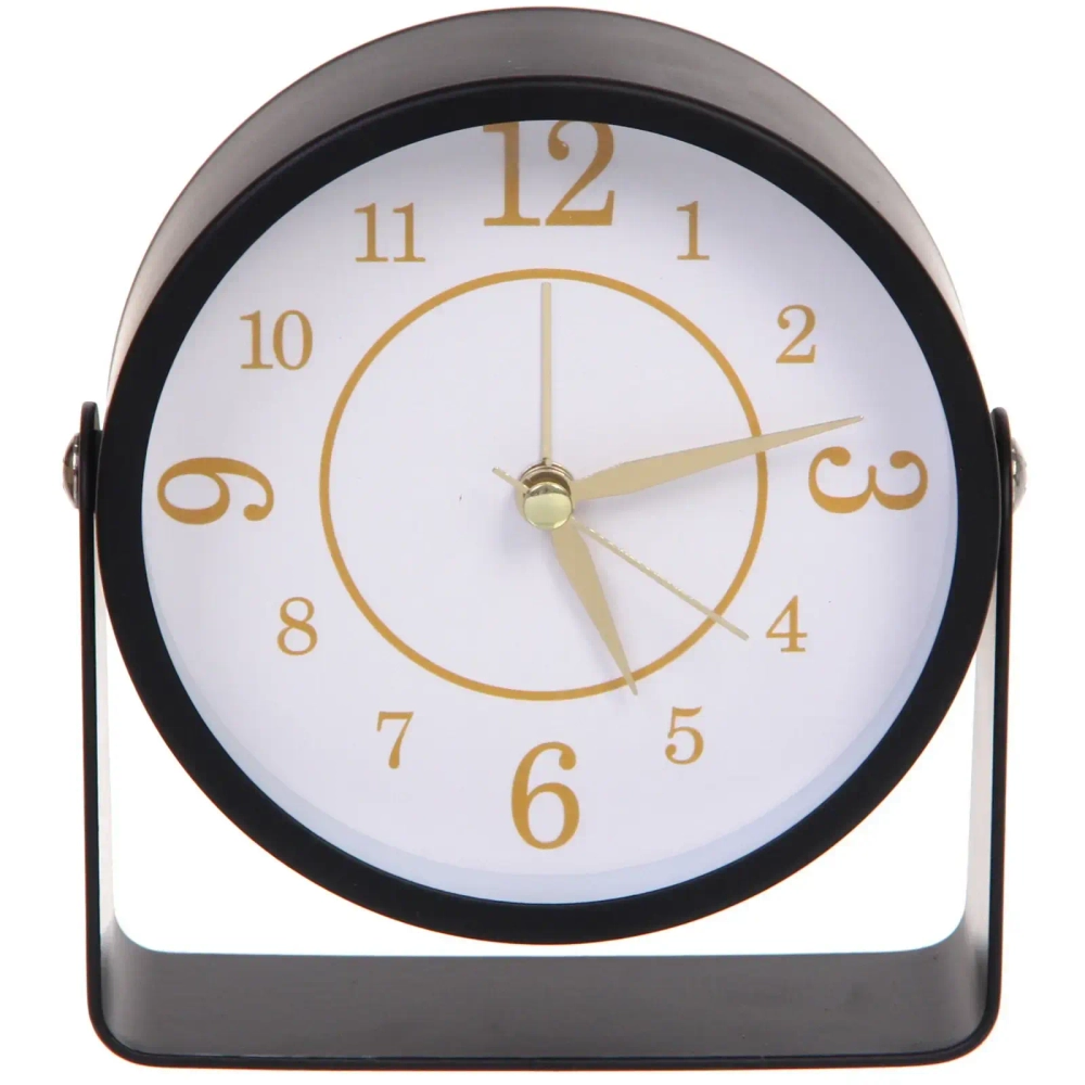 Будильник «GLORIA» 11*4см черный