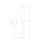 Бра Eurosvet Stark 50387 LED латунь