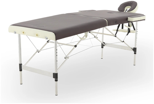 Кушетка массажная складная (переносная) алюминиевая 3-секционная