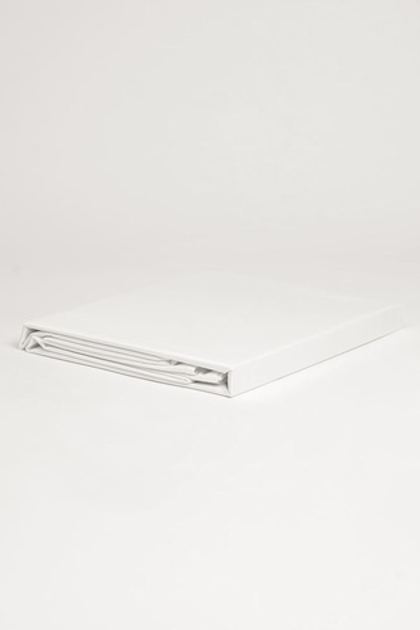 Простыня на резинке 200х200х40 German Grass Arctic White Brilliant белая