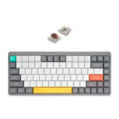 NuPhy Air75 V2 Brown Switch Lunar Gray