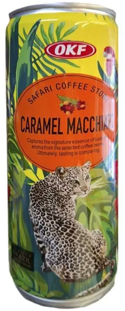 Кофейный напиток OKF Caramel Macchiato &quot;Карамельный Маккиато&quot; 0.34 - банка