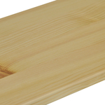 Полка настенная Ральф из массива сосны, 60x20x45 см, прозрачный лак