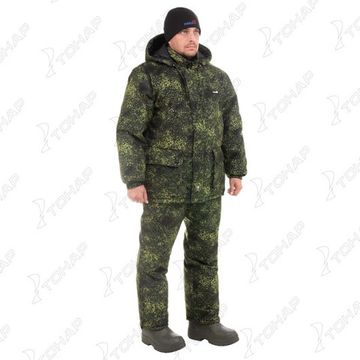 Костюм охотника зимний Сентелек Комфорт, цв.зеленый пиксель р.52-54/182-188 Helios