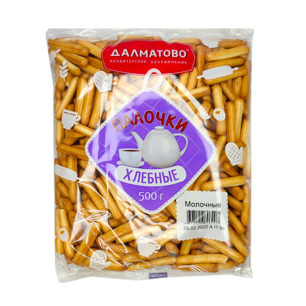 Палочки хлебные "Далматово" ванильные ,шт