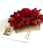 Гребень Pankigno Design с розами Limited Edition