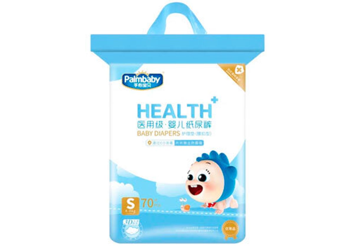 Детские подгузники "PalmBaby Health+" S, 70 шт