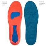 Стельки для обуви с супинатором АНАТОМИЧЕСКИЕ, материал EVA PRO, размер RU 39-44 / EU 40-45, с линиями выреза, SHEGRA (ШЕГРА), 700771