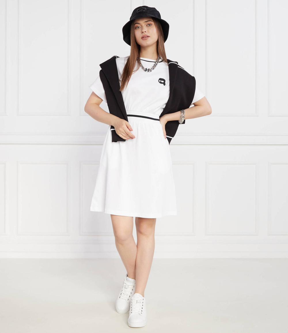Платье ikonik 2.0 футболка Karl Lagerfeld - белый(235W1350)