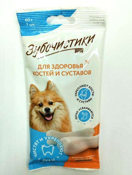 Деревенские Лакомства д/собак Мини пород Зубочистики "Кальциевые", 7шт.