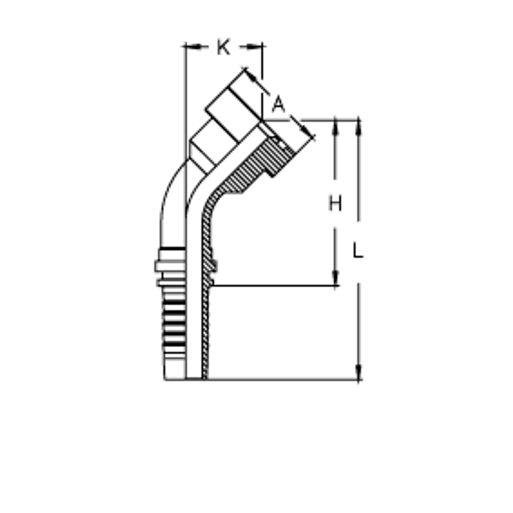 Фитинг DN 32 SFS CAT 1.1/2 63.5 (45)